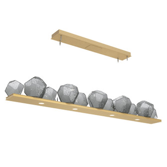 Gem LED Linear Suspension in Gilded Brass (404|PLB0039-0E-GB-S-CA1-L3)