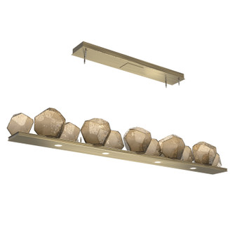 Gem LED Linear Suspension in Heritage Brass (404|PLB0039-0E-HB-B-CA1-L3)