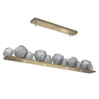 Gem LED Linear Suspension in Heritage Brass (404|PLB0039-0E-HB-S-CA1-L3)