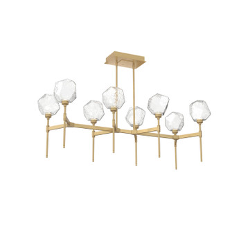 Gem LED Linear Suspension in Gilded Brass (404|PLB0039-50-GB-C-001-L1)