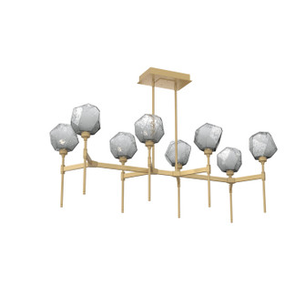 Gem LED Linear Suspension in Gilded Brass (404|PLB0039-50-GB-S-001-L3)