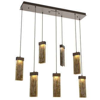 Parallel LED Pendant in Flat Bronze (404|PLB0042-07-FB-BG-C01-L3)