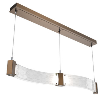 Parallel LED Linear Suspension in Flat Bronze (404|PLB0042-48-FB-CG-CA1-L1)