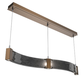 Parallel LED Linear Suspension in Flat Bronze (404|PLB0042-48-FB-SG-CA1-L1)