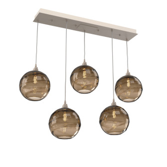 Terra Linear Pendant in Beige Silver (404|PLB0047-05-BS-OB-C01-E2)