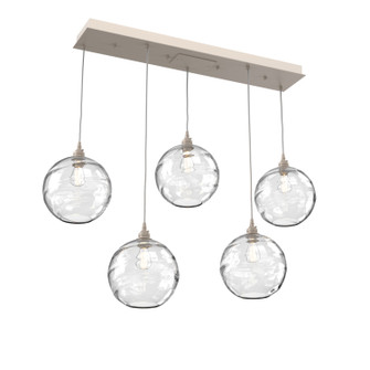 Terra Linear Pendant in Beige Silver (404|PLB0047-05-BS-OC-C01-E2)