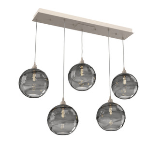 Terra Linear Pendant in Beige Silver (404|PLB0047-05-BS-OS-C01-E2)