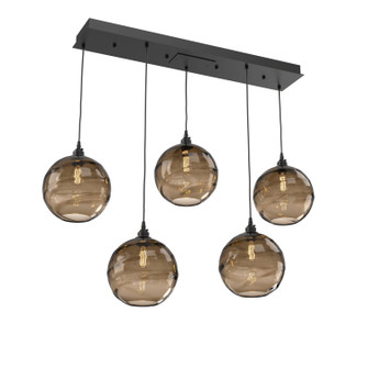 Terra Linear Pendant in Matte Black (404|PLB0047-05-MB-OB-C01-E2)