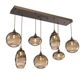 Misto Linear Pendant in Flat Bronze (404|PLB0048-07-FB-OB-C01-E2)