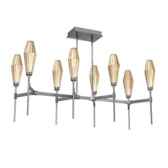 Aalto LED Linear Suspension in Gunmetal (404|PLB0049-48-GM-RB-001-L3)