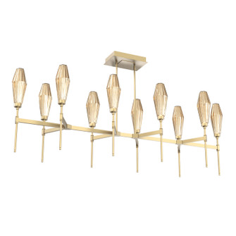 Aalto LED Linear Suspension in Gilded Brass (404|PLB0049-67-GB-RB-001-L1)