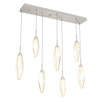 Rock Crystal LED Pendant in Beige Silver (404|PLB0050-07-BS-CA-C01-L1)