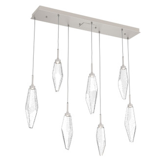 Rock Crystal LED Pendant in Beige Silver (404|PLB0050-07-BS-CC-C01-L1)