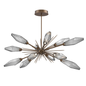 Rock Crystal LED Lantern in Flat Bronze (404|PLB0050-0A-FB-CS-001-L3)