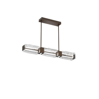 Ledgestone LED Linear Dining in Flat Bronze (404|PLB0056-41-FB-LC-001-L3)