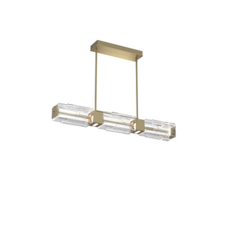 Ledgestone LED Linear Dining in Gilded Brass (404|PLB0056-41-GB-LC-001-L3)