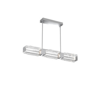 Ledgestone LED Linear Dining in Satin Nickel (404|PLB0056-41-SN-LC-001-L3)