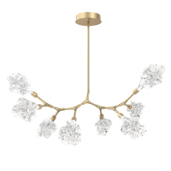 Blossom LED Lantern in Gilded Brass (404|PLB0059-BB-GB-BC-001-L3)