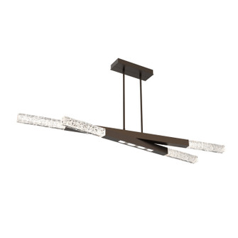 Axis LED Linear Suspension in Flat Bronze (404|PLB0060-64-FB-GC-001-L3)