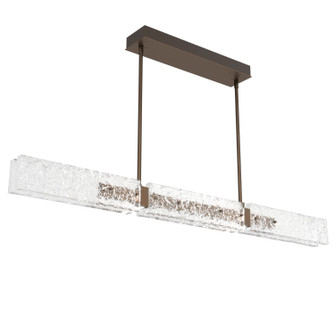 Glacier LED Chandelier in Flat Bronze (404|PLB0061-50-FB-GC-001-L1)