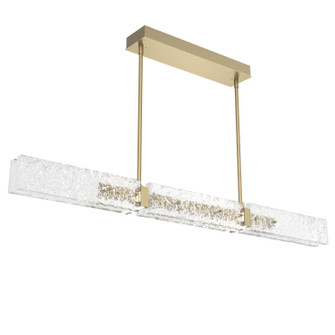Glacier LED Chandelier in Gilded Brass (404|PLB0061-50-GB-GC-001-L1)
