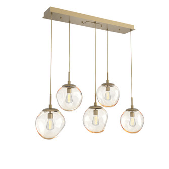 Aster Five Light Pendant in Gilded Brass (404|PLB0062-05-GB-A-C01-E2) Aster Five Light Pendant in Gilded Brass (404|PLB0062-05-GB-A-C01-E2)