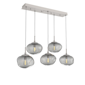 Nebula Five Light Pendant in Beige Silver (404|PLB0064-05-BS-S-C01-E2)