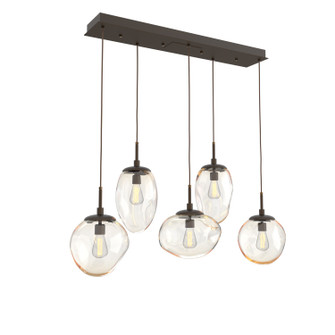 Cosmos Five Light Pendant in Flat Bronze (404|PLB0065-05-FB-A-C01-E2)
