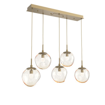 Aster LED Pendant in Gilded Brass (404|PLB0066-05-GB-FA-C01-L3)