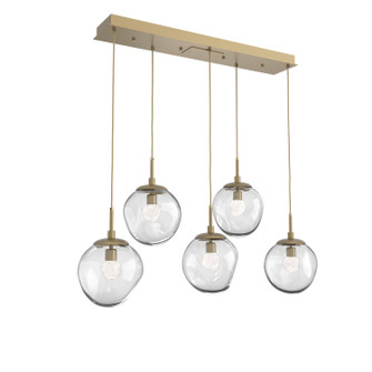 Aster LED Pendant in Gilded Brass (404|PLB0066-05-GB-FC-C01-L3)