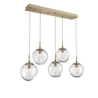 Aster LED Pendant in Gilded Brass (404|PLB0066-05-GB-GC-C01-L3)