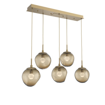 Aster LED Pendant in Gilded Brass (404|PLB0066-05-GB-ZB-C01-L1)