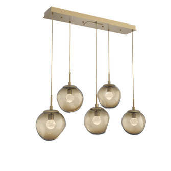 Aster LED Pendant in Gilded Brass (404|PLB0066-05-GB-ZB-C01-L3)