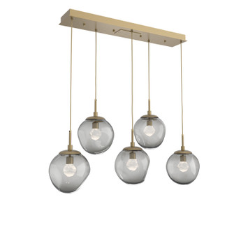 Aster LED Pendant in Gilded Brass (404|PLB0066-05-GB-ZS-C01-L3)