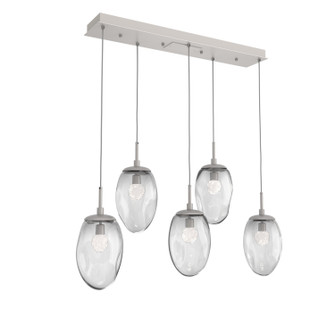 Meteo LED Linear Pendant in Beige Silver (404|PLB0067-05-BS-FC-C01-L3)