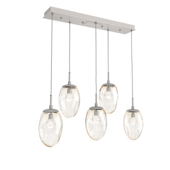 Meteo LED Linear Pendant in Beige Silver (404|PLB0067-05-BS-ZA-C01-L3)
