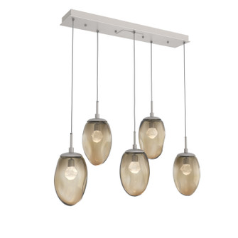 Meteo LED Linear Pendant in Beige Silver (404|PLB0067-05-BS-ZB-C01-L3)