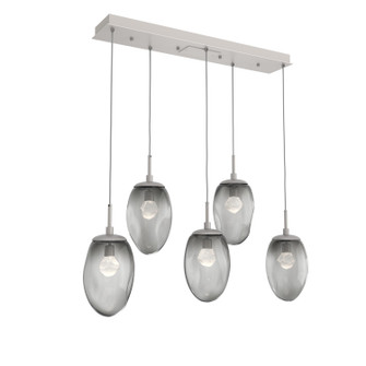 Meteo LED Linear Pendant in Beige Silver (404|PLB0067-05-BS-ZS-C01-L3)