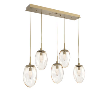 Meteo LED Pendant in Gilded Brass (404|PLB0067-05-GB-GA-C01-L1)