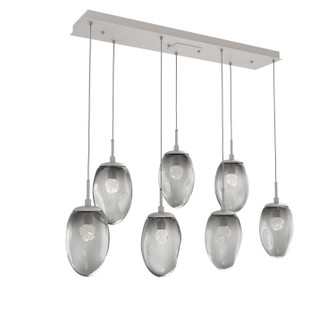 Meteo LED Linear Pendant in Beige Silver (404|PLB0067-07-BS-FS-C01-L3)