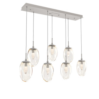 Meteo LED Linear Pendant in Beige Silver (404|PLB0067-07-BS-GA-C01-L3)
