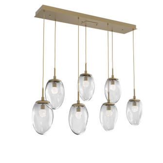 Meteo LED Pendant in Gilded Brass (404|PLB0067-07-GB-FC-C01-L1)