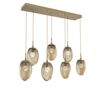 Meteo LED Pendant in Gilded Brass (404|PLB0067-07-GB-ZB-C01-L1)