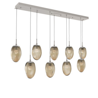 Meteo LED Linear Pendant in Beige Silver (404|PLB0067-09-BS-FB-C01-L3)