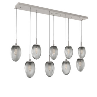 Meteo LED Linear Pendant in Beige Silver (404|PLB0067-09-BS-GS-C01-L3)