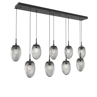 Meteo LED Linear Pendant in Matte Black (404|PLB0067-09-MB-ZS-C01-L3)