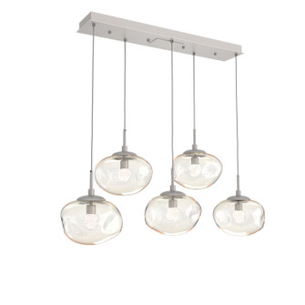 Nebula LED Linear Pendant in Beige Silver (404|PLB0068-05-BS-FA-C01-L3)
