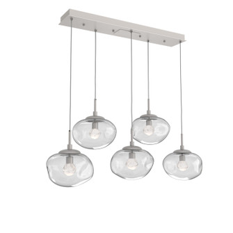 Nebula LED Linear Pendant in Beige Silver (404|PLB0068-05-BS-ZC-C01-L3)