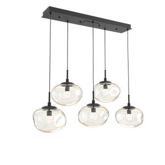Nebula LED Linear Pendant in Matte Black (404|PLB0068-05-MB-FA-C01-L3)