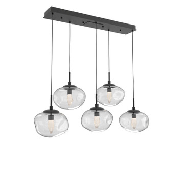 Nebula LED Linear Pendant in Matte Black (404|PLB0068-05-MB-GC-C01-L3)
